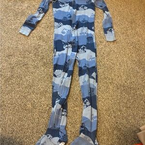 Boys Carter's Blue and Gray Vehicle Pajama Set size 4t